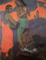 Поль Гоген Материнство Три женщины на взморье-1899